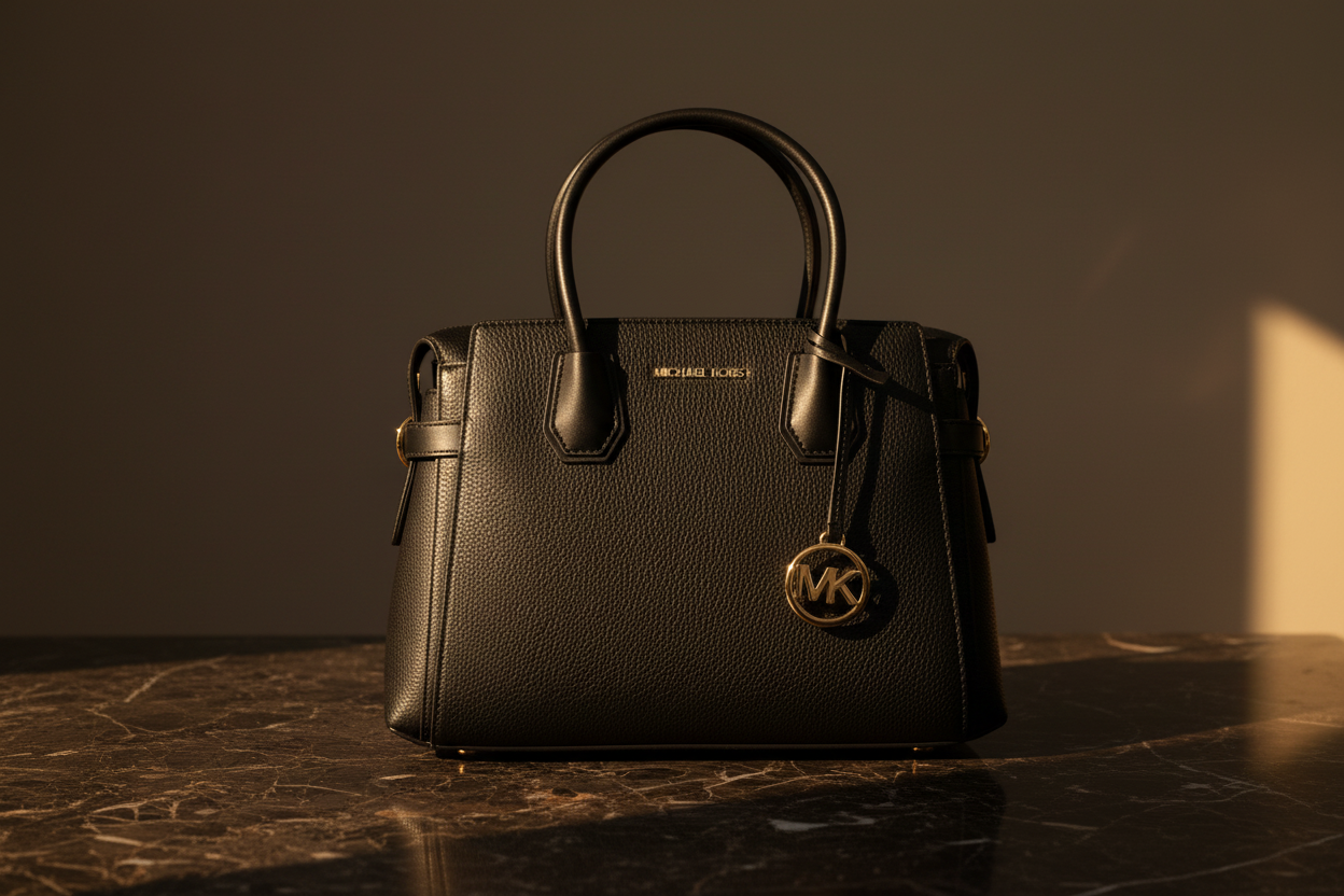 Černá látková kabelka Michael Kors